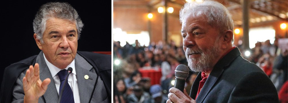 Marco Aurélio: 'Tenho dúvida seríssima se há corrupção e lavagem em condenação de Lula' Marco Aurélio: 'Tenho dúvida seríssima se há corrupção e lavagem em condenação de Lula'