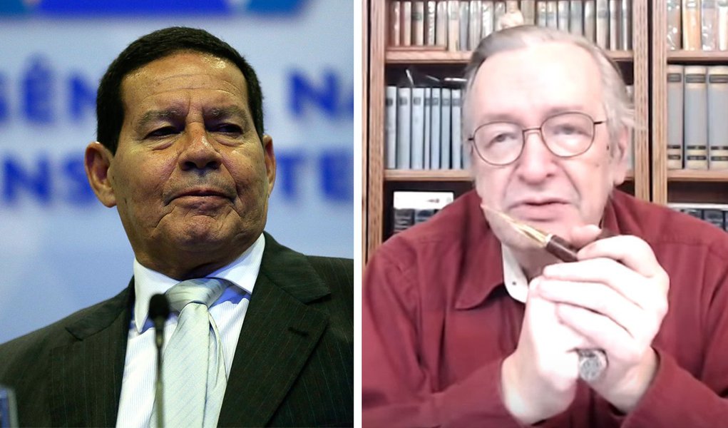 Guru de Bolsonaro, Olavo estimula impeachment do vice Mourão Guru de Bolsonaro, Olavo estimula impeachment do vice Mourão