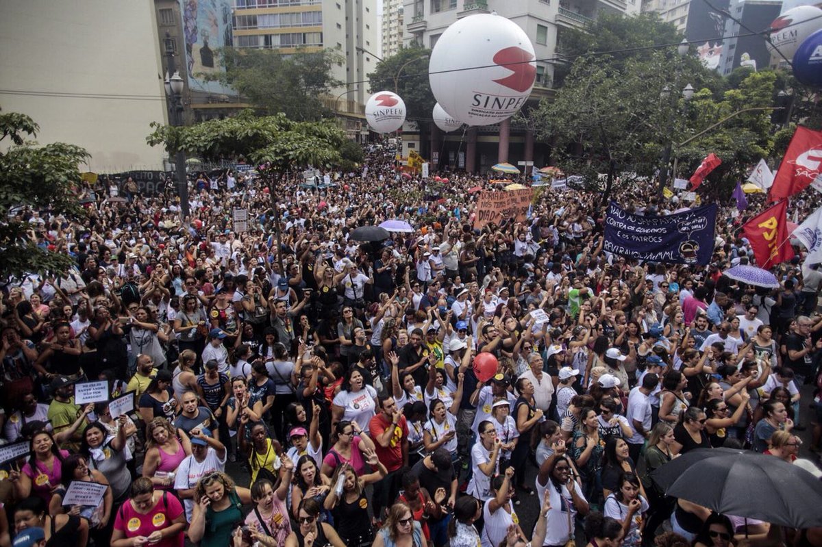 Confederação propõe greve dos trabalhadores em educação do Brasil (Foto: Midia Ninja) Confederação propõe greve dos trabalhadores em educação do Brasil