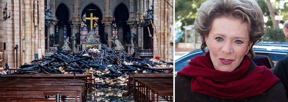 Bilionária brasileira doa R$ 88 milhões para reconstrução da Catedral de Notre-Dame Bilionária brasileira doa R$ 88 milhões para reconstrução da Catedral de Notre-Dame