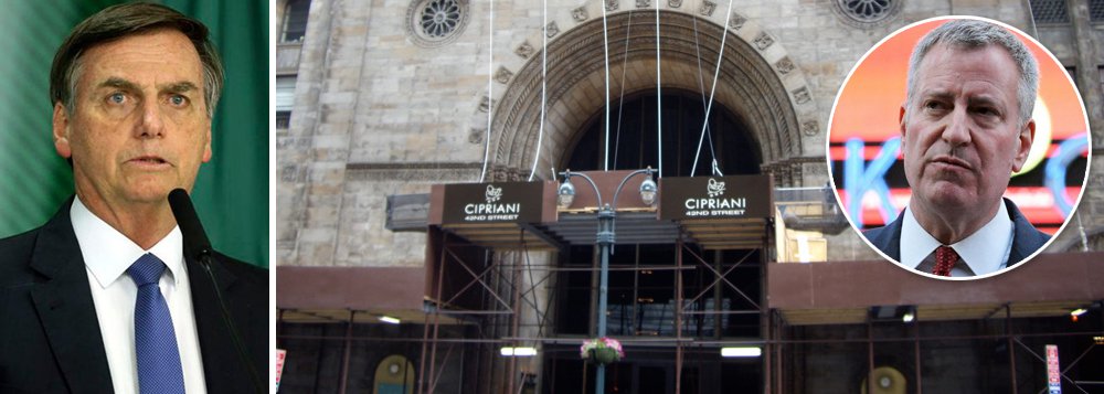 Cipriani Hall, em Wall Street, também impede homenagem a Bolsonaro Cipriani Hall, em Wall Street, também impede homenagem a Bolsonaro