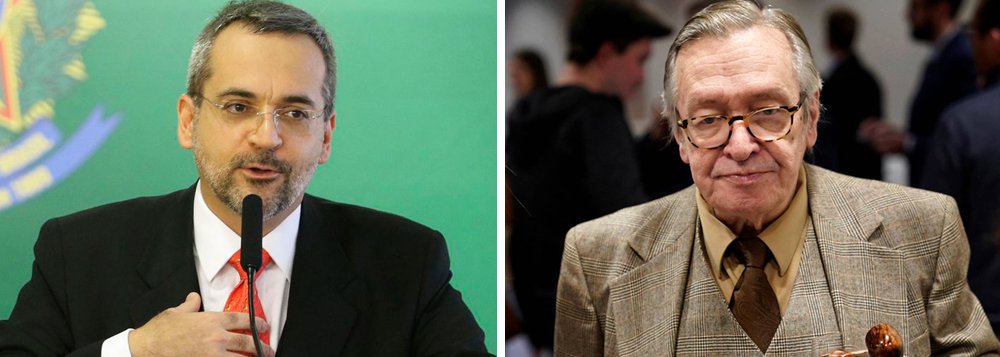Com Weintraub, 'olavistas' voltam a ganhar poder e cargos no MEC Com Weintraub, 'olavistas' voltam a ganhar poder e cargos no MEC