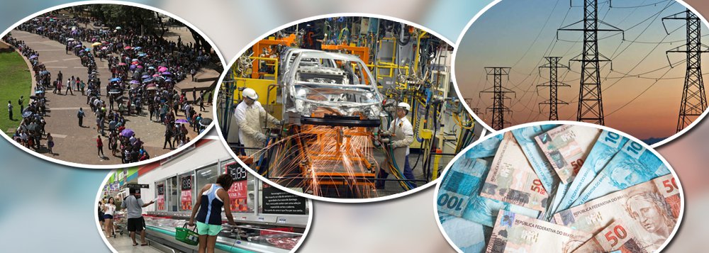 Economia está em queda livre (Foto: Reuters | ABr | Reprodução) Economia está em queda livre