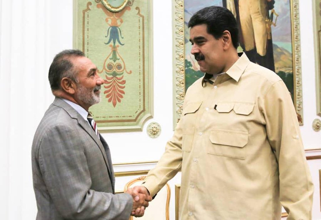 Maduro anuncia possibilidade de reabrir fronteira após encontro com Telmário Mota (Foto: Divulgação) Maduro anuncia possibilidade de reabrir fronteira após encontro com Telmário Mota