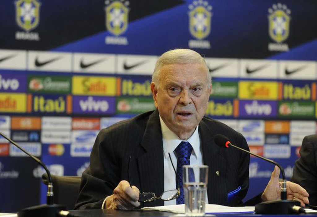 José Maria Marin é banido do futebol e pagará multa de R$ 3,2 milhões (Foto: Tomaz Silva/Agência Brasil) José Maria Marin é banido do futebol e pagará multa de R$ 3,2 milhões