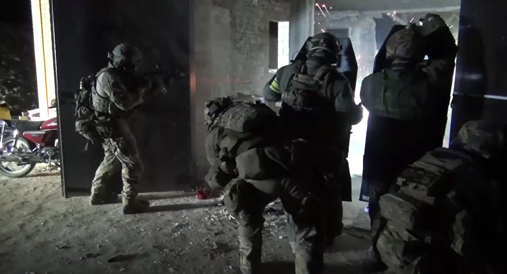 Terroristas ligados ao Daesh são mortos em operação especial na Rússia (Foto: Russian FSB) Terroristas ligados ao Daesh são mortos em operação especial na Rússia