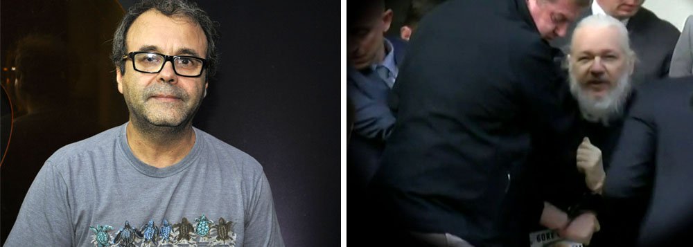 Assange foi preso por disseminar a verdade em massa, diz Sérgio Amadeu Assange foi preso por disseminar a verdade em massa, diz Sérgio Amadeu