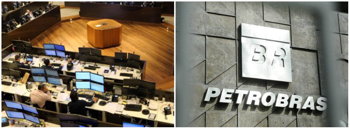 Petrobras cai 8% na Bovespa após Bolsonaro recuar de aumento no diesel (Foto: Esq.: Paulo Whitaker - ABR / Dir.: Tânia Rêgo - ABR) Petrobras cai 8% na Bovespa após Bolsonaro recuar de aumento no diesel
