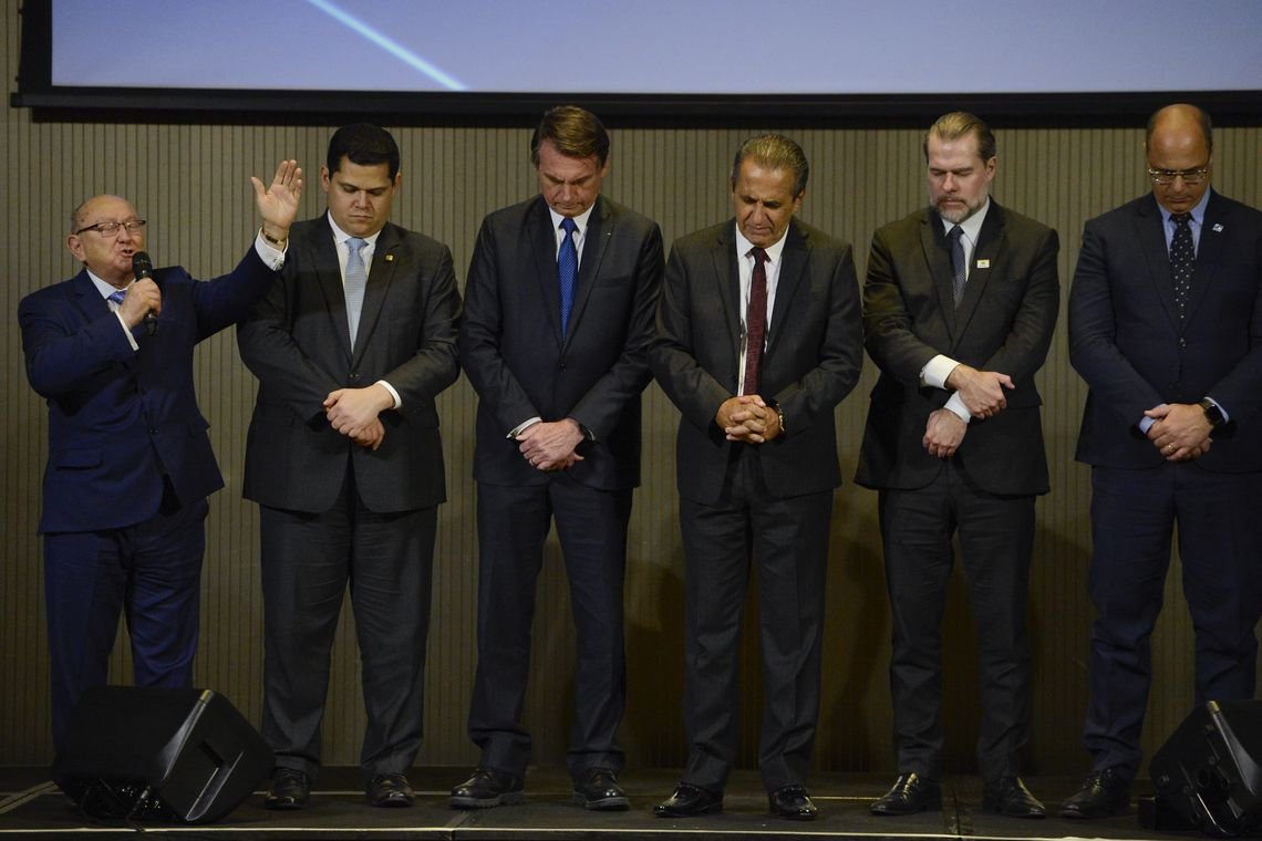 Bolsonaro diz que Brasil agora segue a bíblia antes de votar na ONU (Foto: Tânia Rêgo/Agência Brasil ) Bolsonaro diz que Brasil agora segue a bíblia antes de votar na ONU