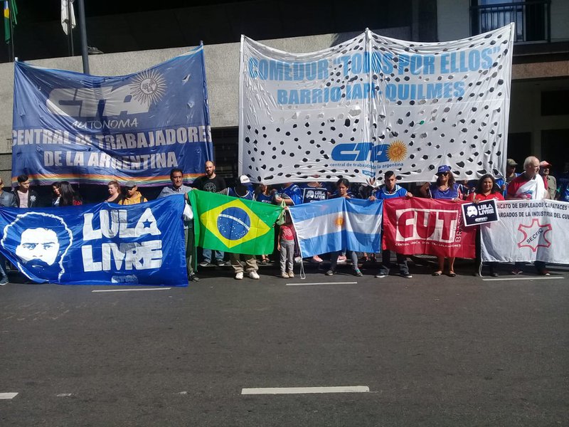 Atos por Lula Livre na Argentina Atos por Lula Livre na Argentina