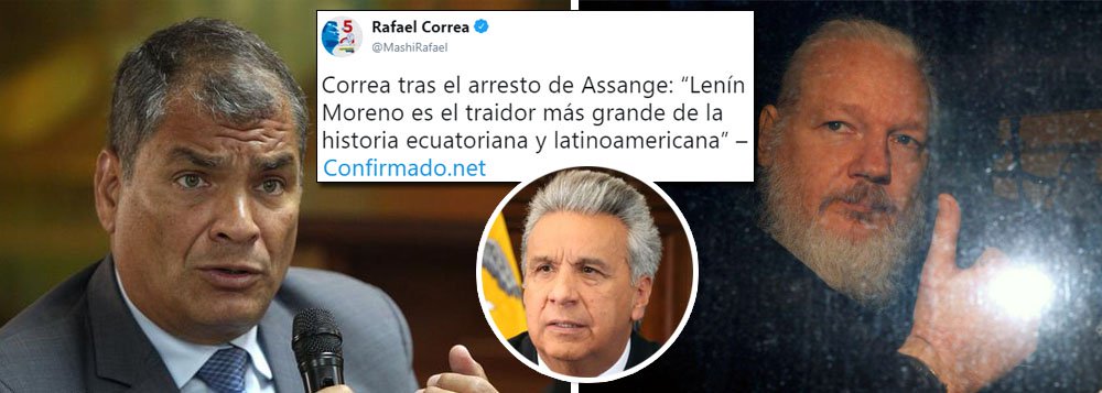Rafael Correa: Lenin Moreno é o maior traidor da história da América Latina Rafael Correa: Lenin Moreno é o maior traidor da história da América Latina