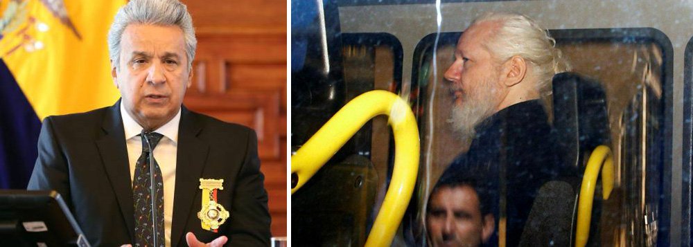 Moreno diz ter negociado condições para entregar Assange Moreno diz ter negociado condições para entregar Assange