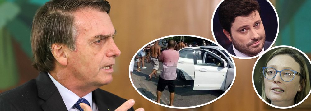 Após ignorar morto pelo exército no Rio, Bolsonaro se solidariza com Gentilli Após ignorar morto pelo exército no Rio, Bolsonaro se solidariza com Gentilli