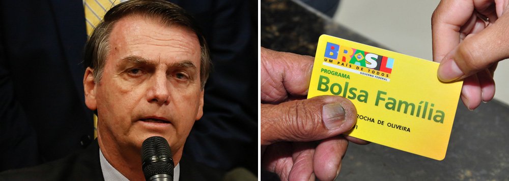 Contra aumento real, Bolsonaro anuncia 13º do Bolsa Família Contra aumento real, Bolsonaro anuncia 13º do Bolsa Família