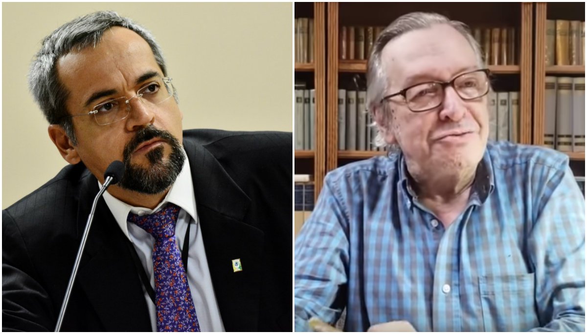 Olavo diz que Weintraub é verdadeiro olavete Olavo diz que Weintraub é verdadeiro olavete