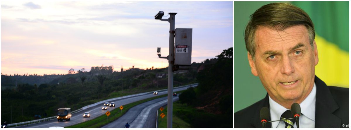 Juíza manda Bolsonaro manter radares em rodovias federais Juíza manda Bolsonaro manter radares em rodovias federais