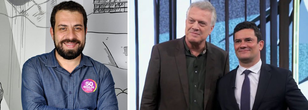 Boulos ironiza Moro: 'pode acontecer juiz ser cabo eleitoral' Boulos ironiza Moro: 'pode acontecer juiz ser cabo eleitoral'