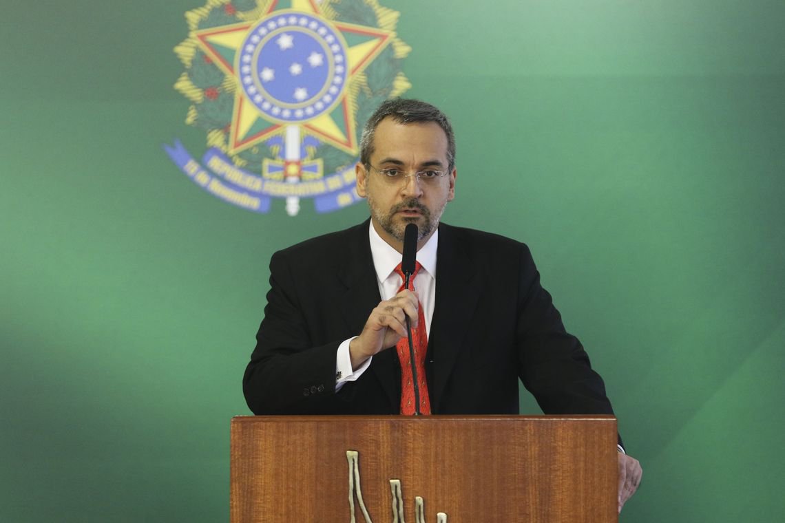 Weintraub anuncia novos secretários do MEC, não ligados à Educação (Foto: Valter Campanato/Agência Brasil) Weintraub anuncia novos secretários do MEC, não ligados à Educação