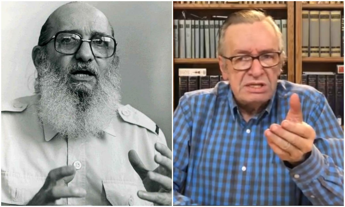 Lula e Freire x Bolsonaro e Olavo Lula e Freire x Bolsonaro e Olavo