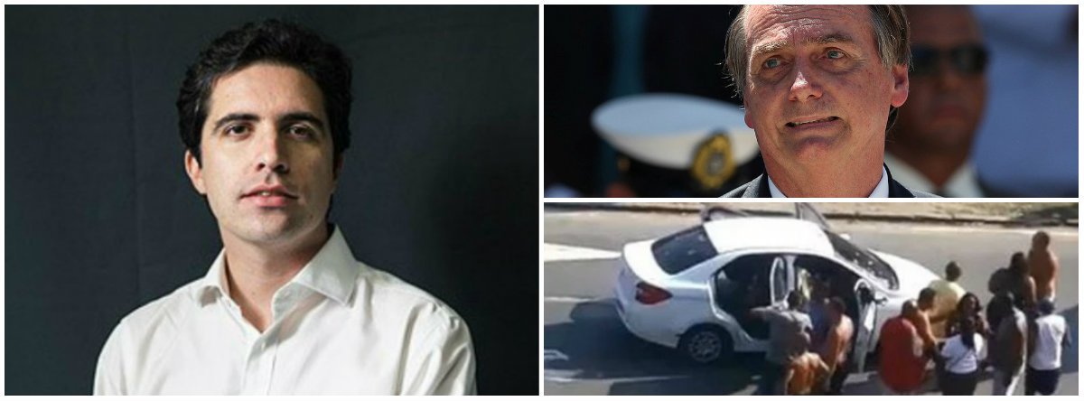 Mello Franco critica silêncio de Bolsonaro sobre fuzilamento: 80 e nenhum tuíte (Foto: Dir.: em cima (Ricardo Moraes - Reuters)) Mello Franco critica silêncio de Bolsonaro sobre fuzilamento: 80 e nenhum tuíte