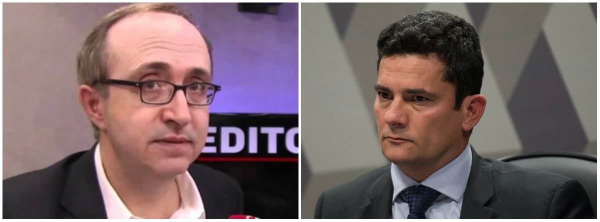 Reinaldo diz que Moro espanca a língua portuguesa (Foto: Dir.: Fabio Pozzebom - ABR) Reinaldo diz que Moro espanca a língua portuguesa