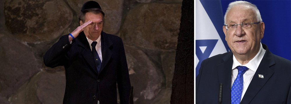 Presidente de Israel se revolta com Bolsonaro por sugestão de perdão ao Holocausto Presidente de Israel se revolta com Bolsonaro por sugestão de perdão ao Holocausto
