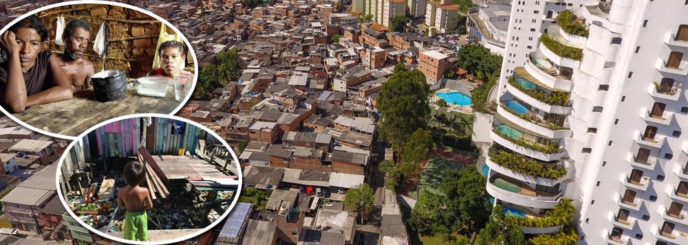 Para 86% dos brasileiros, progresso está ligado à redução das desigualdades sociais Para 86% dos brasileiros, progresso está ligado à redução das desigualdades sociais