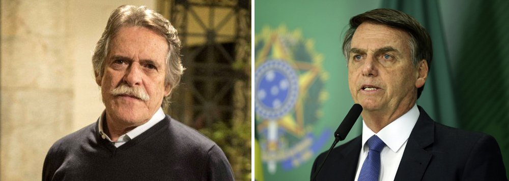 Zé de Abreu: Bolsonaro não existe como presidente, ele ainda não assumiu Zé de Abreu: Bolsonaro não existe como presidente, ele ainda não assumiu
