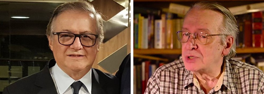 Olavo de Carvalho diz que Vélez é 'traiçoeiro': não vou lamentar se o botarem para fora do ministério Olavo de Carvalho diz que Vélez é 'traiçoeiro': não vou lamentar se o botarem para fora do ministério