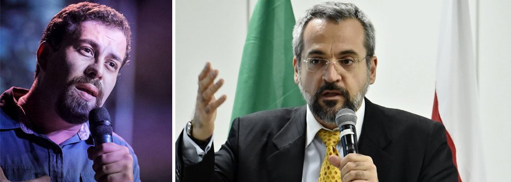 Boulos diz Weintraub não pode assumir MEC por agredir nordestinos Boulos diz Weintraub não pode assumir MEC por agredir nordestinos