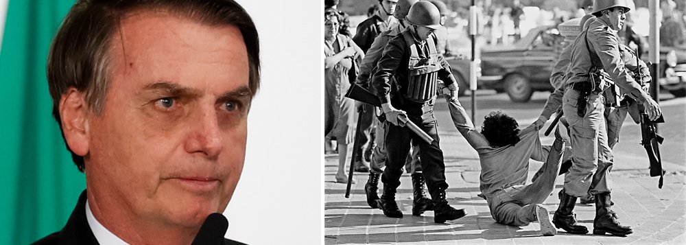 Vítimas da ditadura denunciam agenda de Bolsonaro contra a memória do golpe Vítimas da ditadura denunciam agenda de Bolsonaro contra a memória do golpe