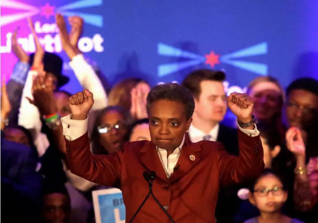 Chicago elege sua primeira prefeita negra e gay (Foto: Joshua Lott/Reuters) Chicago elege sua primeira prefeita negra e gay