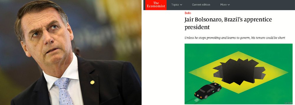 Economist prevê queda de Bolsonaro www.brasil247.com - Economist prevê queda de Bolsonaro