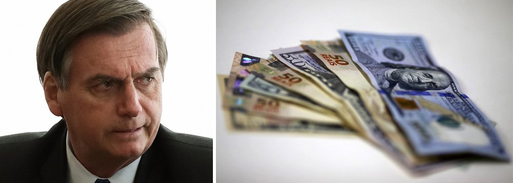 Dólar dispara com caos do governo Bolsonaro Dólar dispara com caos do governo Bolsonaro