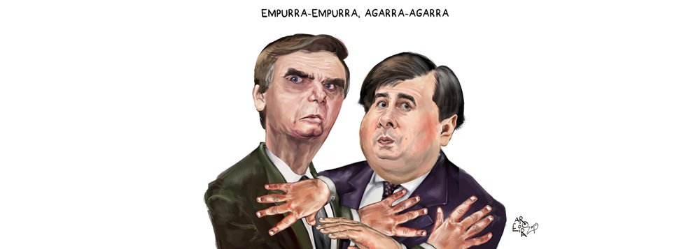 Aroeira: relação entre Bolsonaro e Maia é de amor e ódio Aroeira: relação entre Bolsonaro e Maia é de amor e ódio