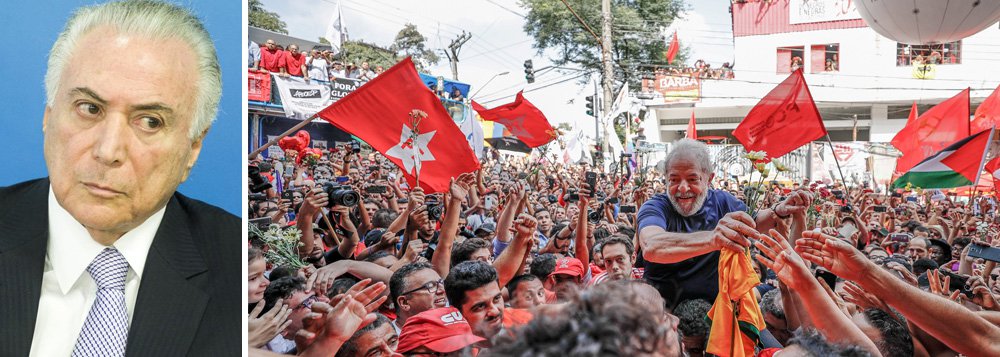 Constituição que vale para Temer não vale para Lula Constituição que vale para Temer não vale para Lula