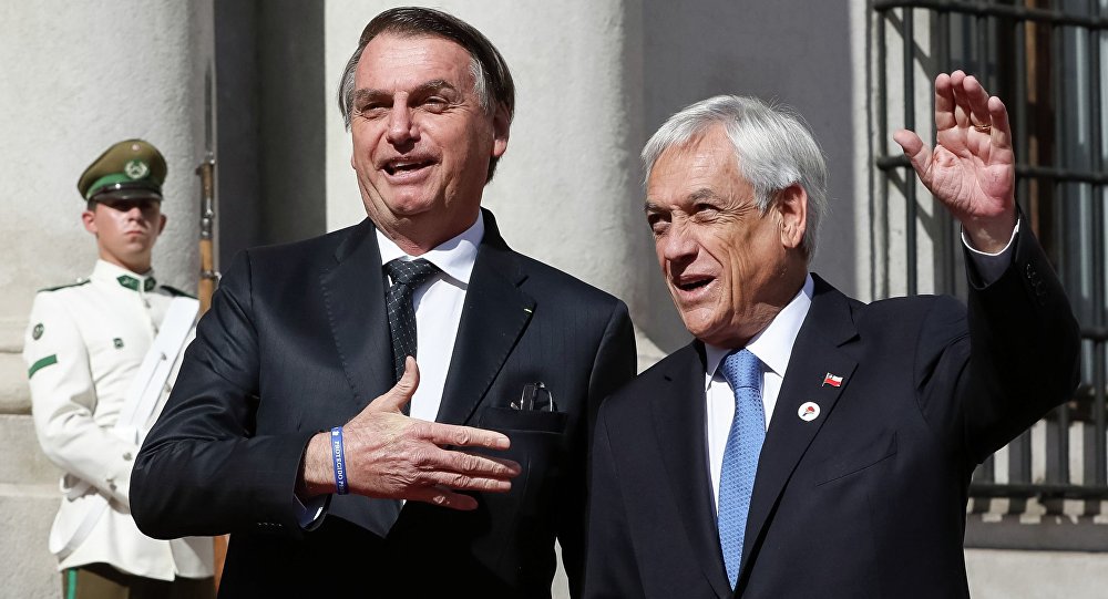 'Frases de Bolsonaro sobre ditadura são infelizes', diz presidente do Chile (Foto: Marcos Corrêa/PR) 'Frases de Bolsonaro sobre ditadura são infelizes', diz presidente do Chile