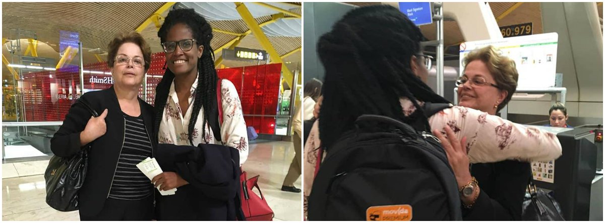 Djamila Ribeiro defende Dilma de ataque em aeroporto (Foto: Reprodução/Instagram) Djamila Ribeiro defende Dilma de ataque em aeroporto
