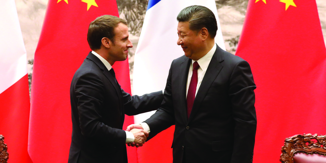 China quer aprofundar laços com a França para enfrentar desafios globais (Foto: POOL) China quer aprofundar laços com a França para enfrentar desafios globais