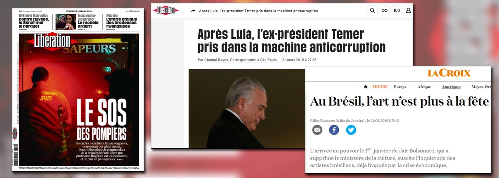Libération: partido de Temer é o pai e a mãe da corrupção Libération: partido de Temer é o pai e a mãe da corrupção