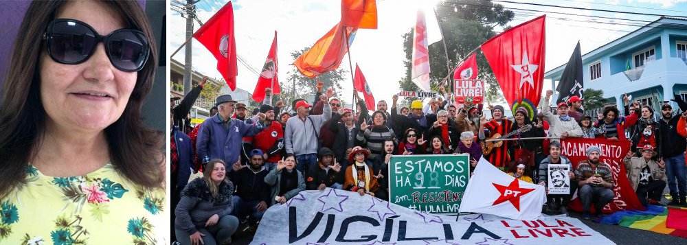 Cegos se mobilizam por Lula Livre Cegos se mobilizam por Lula Livre