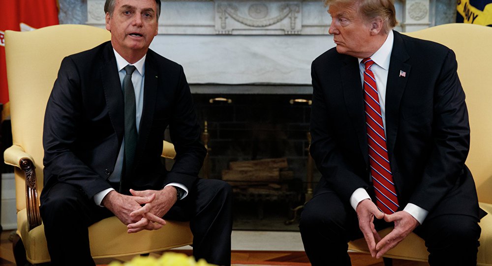 Entrada do Brasil na Otan mostra submissão de Bolsonaro a Trump Entrada do Brasil na Otan mostra submissão de Bolsonaro a Trump