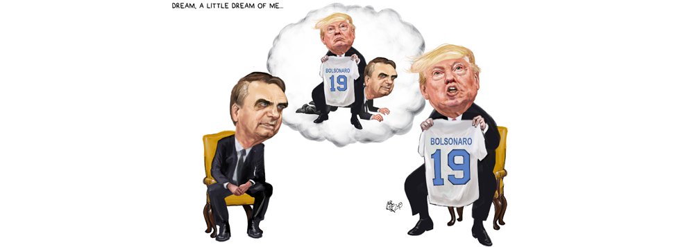 Aroeira: Trump sentou em cima de Bolsonaro Aroeira: Trump sentou em cima de Bolsonaro
