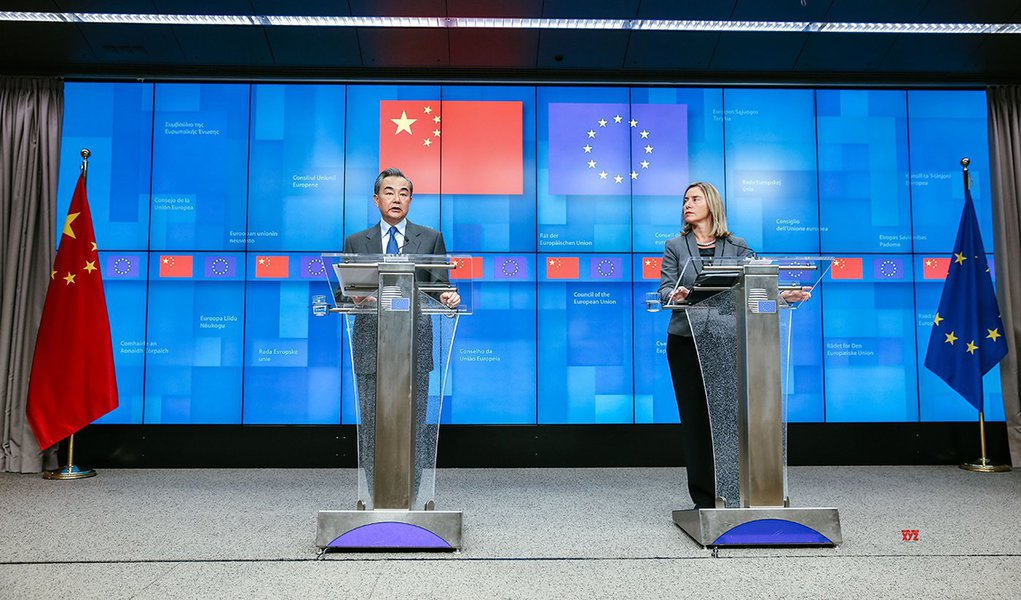Visita de Xi Jinping à Europa vai impulsionar parceria China-UE, diz chanceler Visita de Xi Jinping à Europa vai impulsionar parceria China-UE, diz chanceler