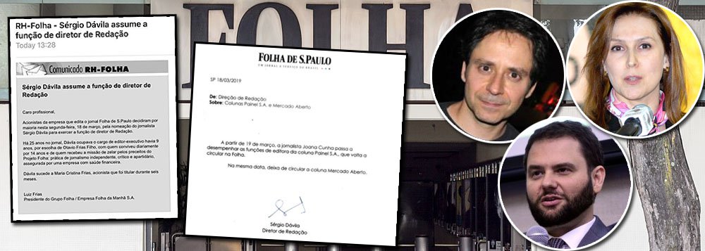 Guerra fratricida põe em risco futuro da Folha, que pode virar bolsonarista Guerra fratricida põe em risco futuro da Folha, que pode virar bolsonarista