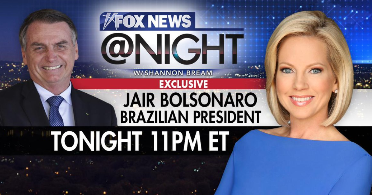Bolsonaro é alvejado pela Fox News com perguntas sobre milícias e Marielle Bolsonaro é alvejado pela Fox News com perguntas sobre milícias e Marielle