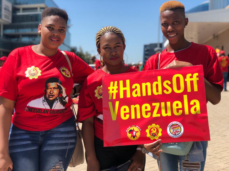 Movimentos populares de diversos países se manifestam em solidariedade à Venezuela Movimentos populares de diversos países se manifestam em solidariedade à Venezuela