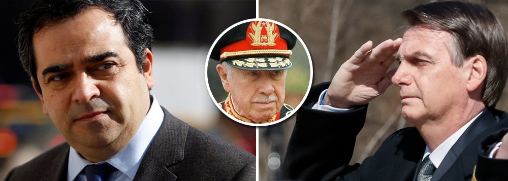 Senador diz que Bolsonaro não é bem-vindo ao Chile porque é admirador de Pinochet Senador diz que Bolsonaro não é bem-vindo ao Chile porque é admirador de Pinochet