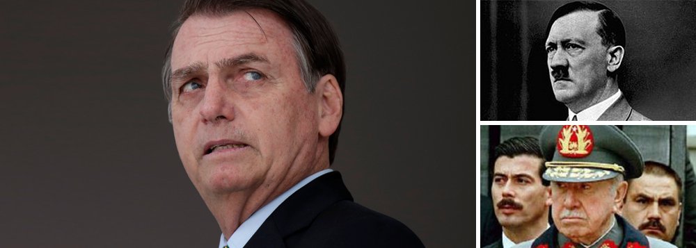 Bolsonaro é comparado a Hitler no Chile Bolsonaro é comparado a Hitler no Chile