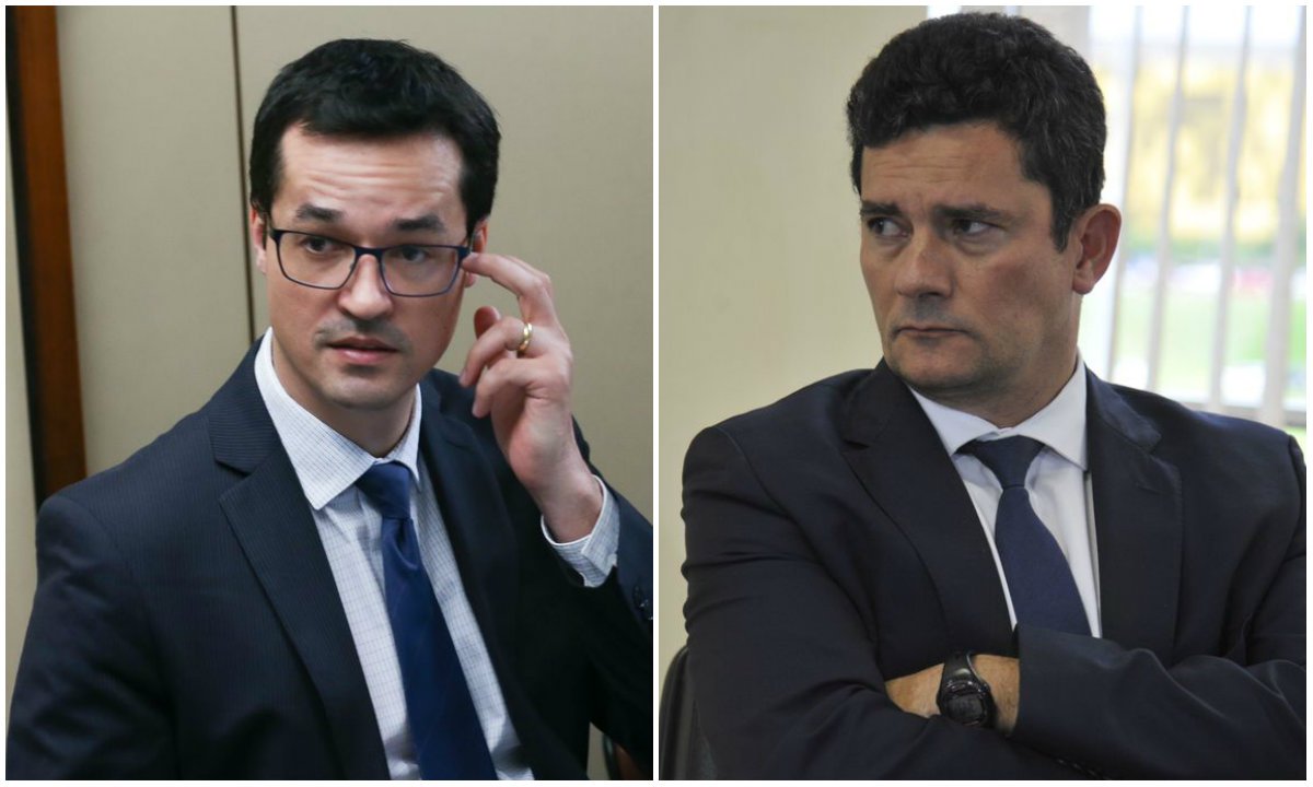 O grande teatro do combate à corrupção (Foto: Esq.: Fabio Pozzebom - ABR / Dir.: Valter Campanato - ABR) O grande teatro do combate à corrupção
